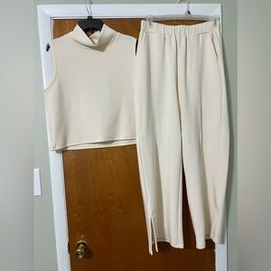 Large C Pill Two Piece Leisure Outfit